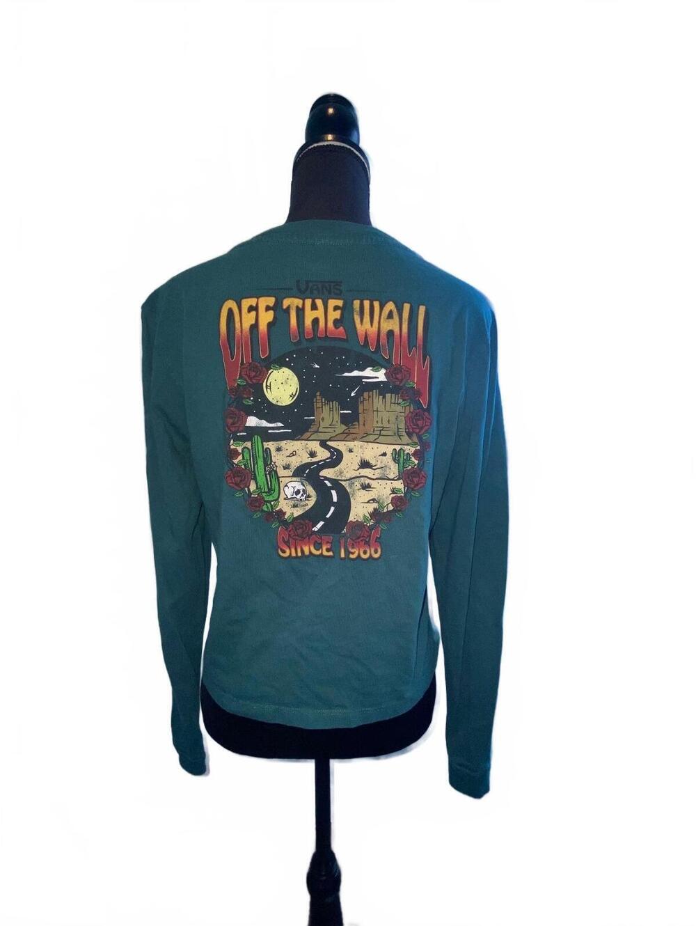Vans Green Long Sleeve T-shirt